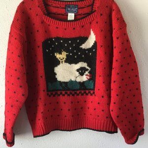 Vintage Sheep/Duck Sweater 🦆 🐑